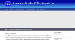 Desktop Screenshot of americanbordercollie.org